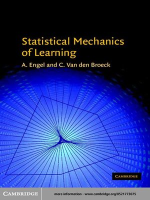 cover image of Statistical Mechanics of Learning